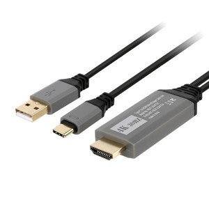 4K 스마트폰미러링 케이블 충전 USB C타입 to HDMI